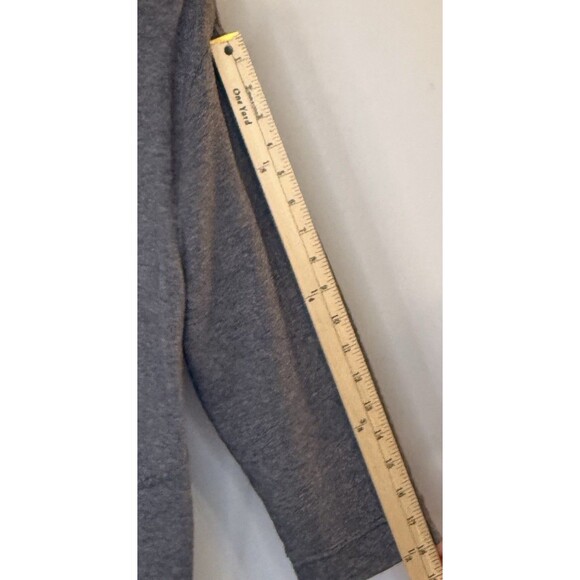 Chico’s Weekends Gray Tunic Top 2 (XL) Soft Modal Blend Cozy Fall Minimalist - Picture 6 of 11